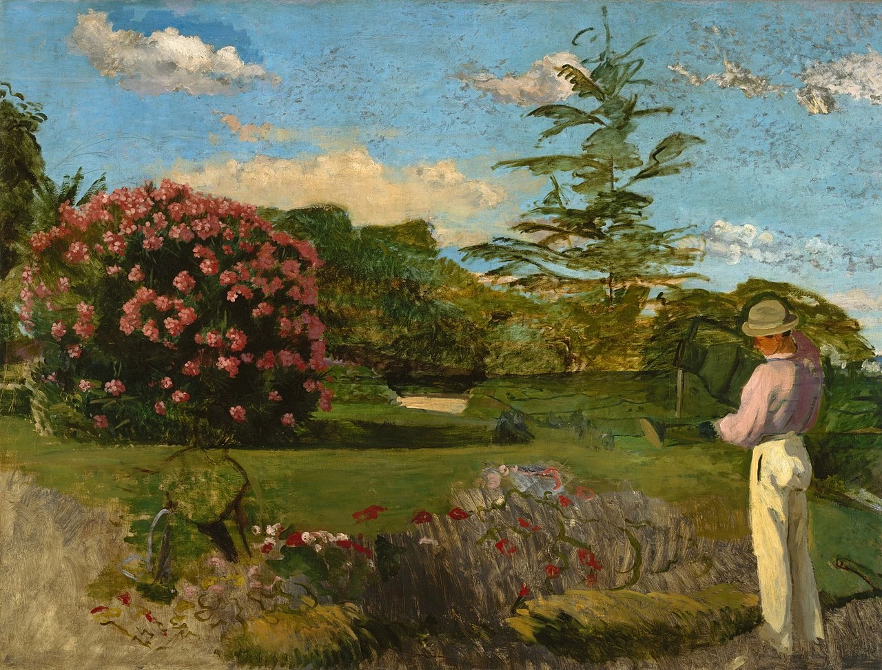 Jean-Frédéric Bazille-27-Il piccolo giardiniere – Museo delle Belle Arti, Houston